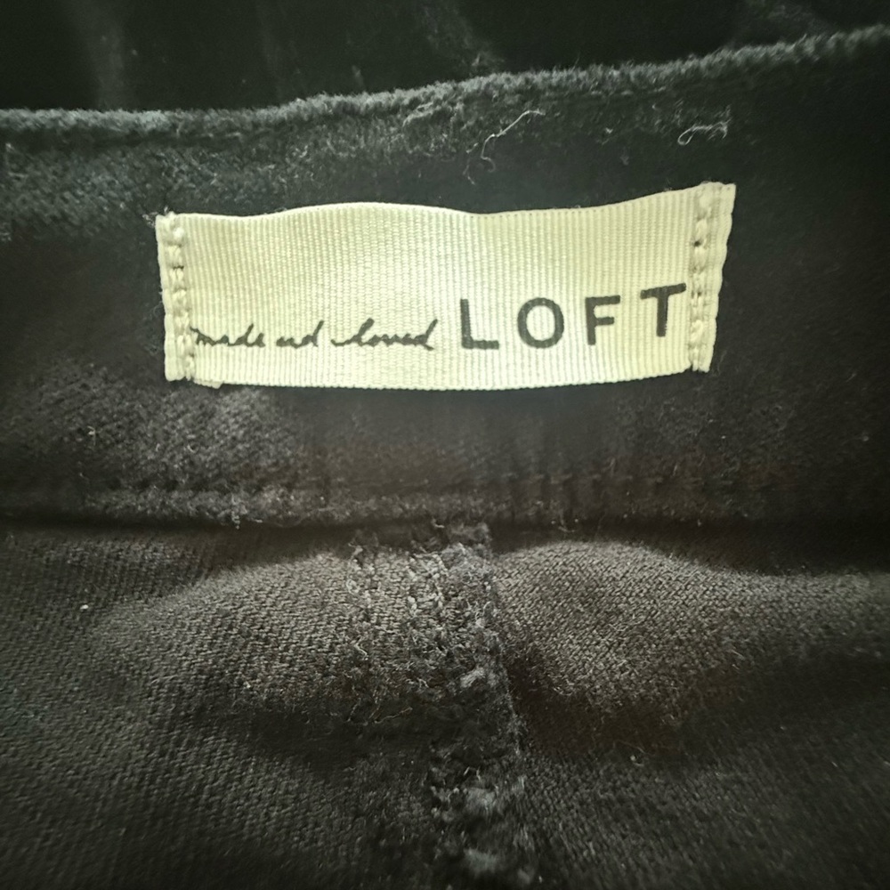 Loft Five Pocket Slim Flare Pants in Velvet 29 - Picture 9 of 13